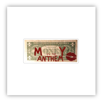 Стікер об'ємний "MONEY IS THE ANTHEM/ГРОШІ - МІЙ ГІМН" ST00268 фото