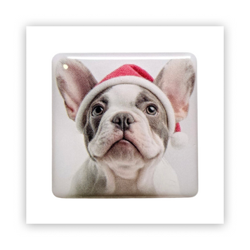 Стікер об'ємний "CHRISTMAS BULLDOG" ST00170 фото