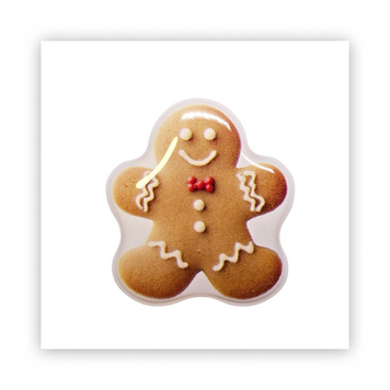Стікер об'ємний "GINGERBREAD" ST00172 фото