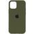 Чохол Silicone Case Full Protective (AA) для Apple iPhone 16 Plus (6.7"), Зелений / Dark Olive 00000072976 фото