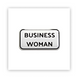 Стікер об'ємний "BUSINESS WOMAN" ST00063 фото 1