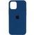 Чохол Silicone Case Full Protective (AA) для Apple iPhone 14 Plus (6.7"), Синій / Navy Blue 00000055729 фото