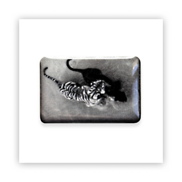 Стікер об'ємний "BLACK TIGER"  ST00080 фото