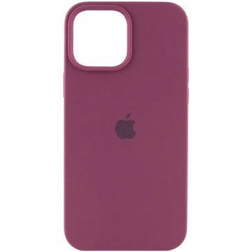 Чохол Silicone Case Full Protective (AA) для Apple iPhone 14 Pro (6.1"), Бордовий / Plum 00000055730 фото