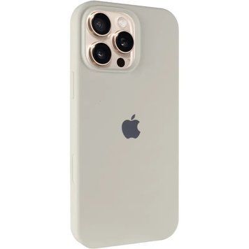 Чохол Silicone Case Full Protective (AA) для Apple iPhone 16 Pro Max (6.9"), Бежевий / Antique White 00000072978 фото