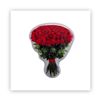 Стікер об'ємний "RED ROSES" ST00090 фото