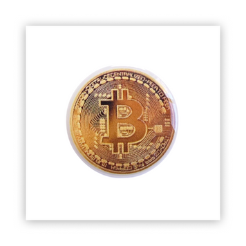 Стікер об'ємний "BITCOIN" ST00135 фото