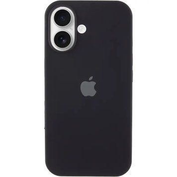 Чохол Silicone Case Full Protective (AA) для Apple iPhone 16 (6.1"), Чорний / Black 00000072975 фото