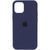Чохол Silicone Case Full Protective (AA) для Apple iPhone 16 Plus (6.7"), Темно-синій / Midnight blue 00000072976 фото