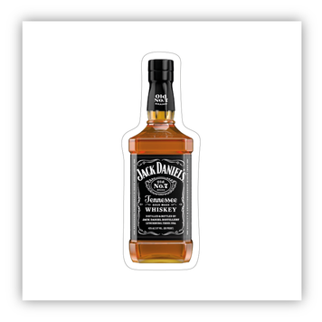 Стікер об'ємний "ВІСКІ JACK DANIEL'S ПЛЯШКА" ST00240 фото
