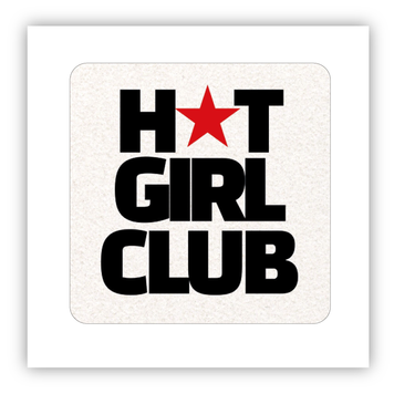 Стікер об'ємний "HOT GIRL CLUB" ST00192 фото