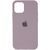 Чохол Silicone Case Full Protective (AA) для Apple iPhone 12 Pro Max (6.7"), Сірий / Lavender 00000038663 фото