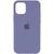 Чохол Silicone Case Full Protective (AA) для Apple iPhone 14 (6.1"), Сірий / Lavender Gray 00000055728 фото