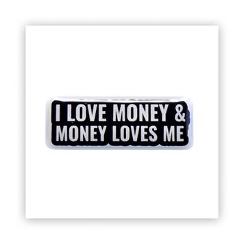 Стікер об'ємний "LOVE MONEY" ST00150 фото
