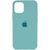 Чохол Silicone Case Full Protective (AA) для Apple iPhone 14 Plus (6.7"), Бірюзовий / Marine Green 00000055729 фото