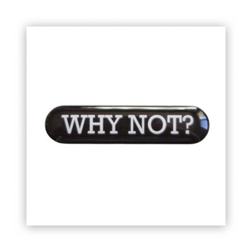 Стікер об'ємний "WHY NOT" ST00155 фото