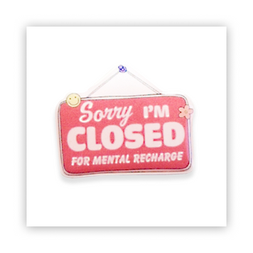 Стікер об'ємний "CLOSED" ST00074 фото