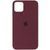 Чохол Silicone Case Full Protective (AA) для Apple iPhone 12 Pro / 12 (6.1"), Бордовий / Plum 00000049839 фото