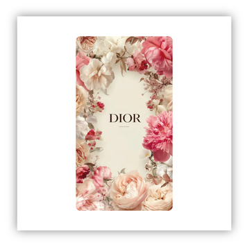 Стікер об'ємний "ЛИСТІВКА DIOR. КВІТИ" ST00306 фото