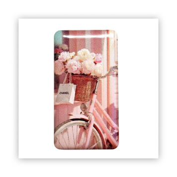 Стікер об'ємний "PINK CHANEL BICYCLE" ST00111 фото