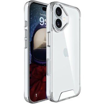 Чохол TPU Space Case transparent для Apple iPhone 17 (6.3") Прозорий 00000080979_1 фото