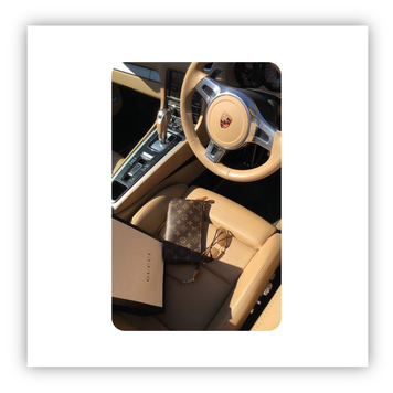 Стікер об'ємний "ЛЮКСОВИЙ СТИЛЬ: PORSCHE I GUCCI" ST00266 фото