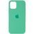 Чохол Silicone Case Full Protective (AA) для Apple iPhone 12 Pro / 12 (6.1"), Зелений / Spearmint 00000049839 фото
